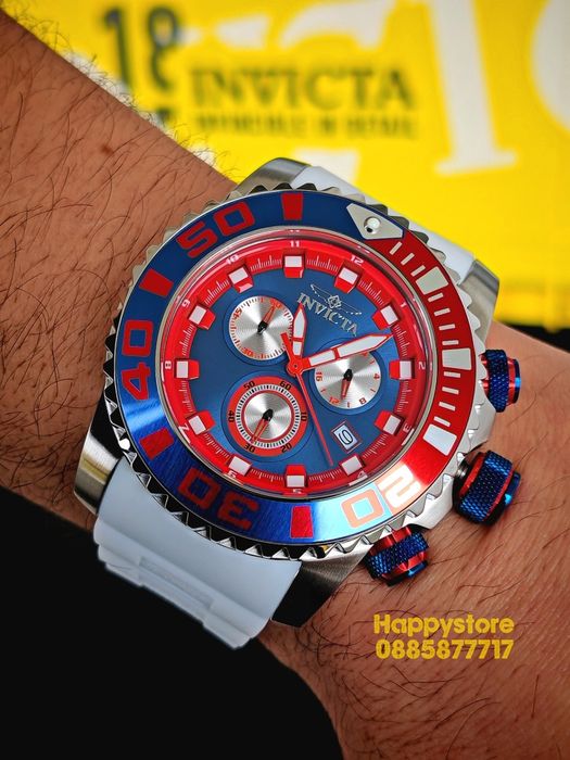 INVICTA Seahorse White 52 mm, Инвикта нов мъжки часовник