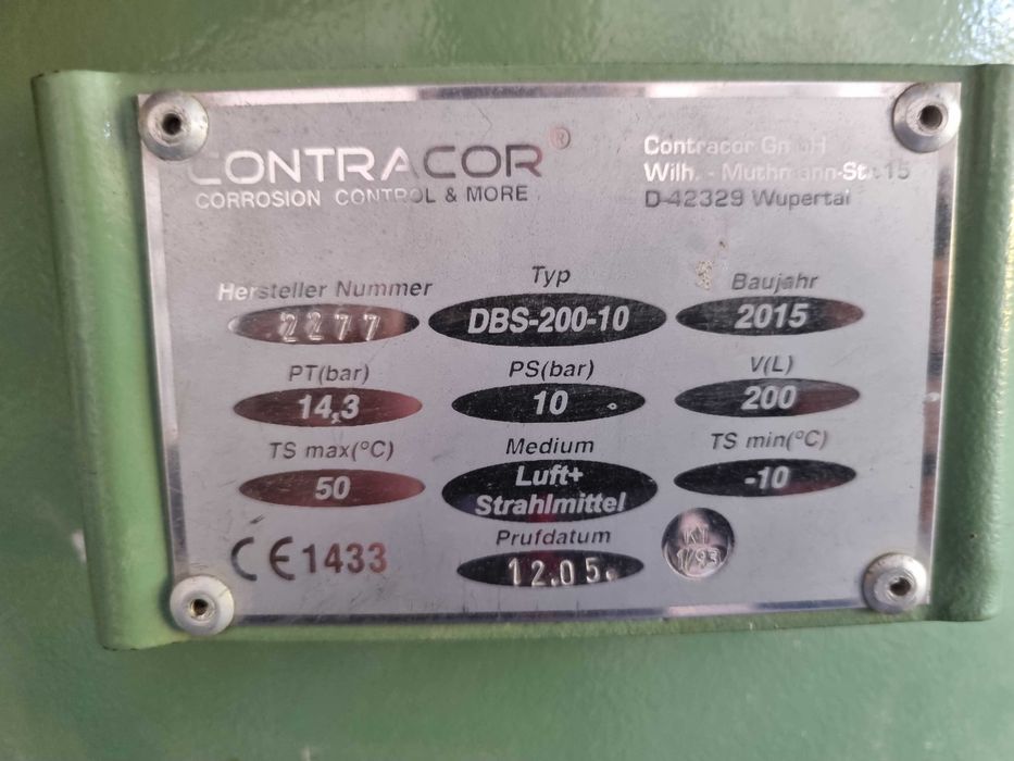 Compresor Atlas Copco XAS 87 si instalatie de sablare cu nisip