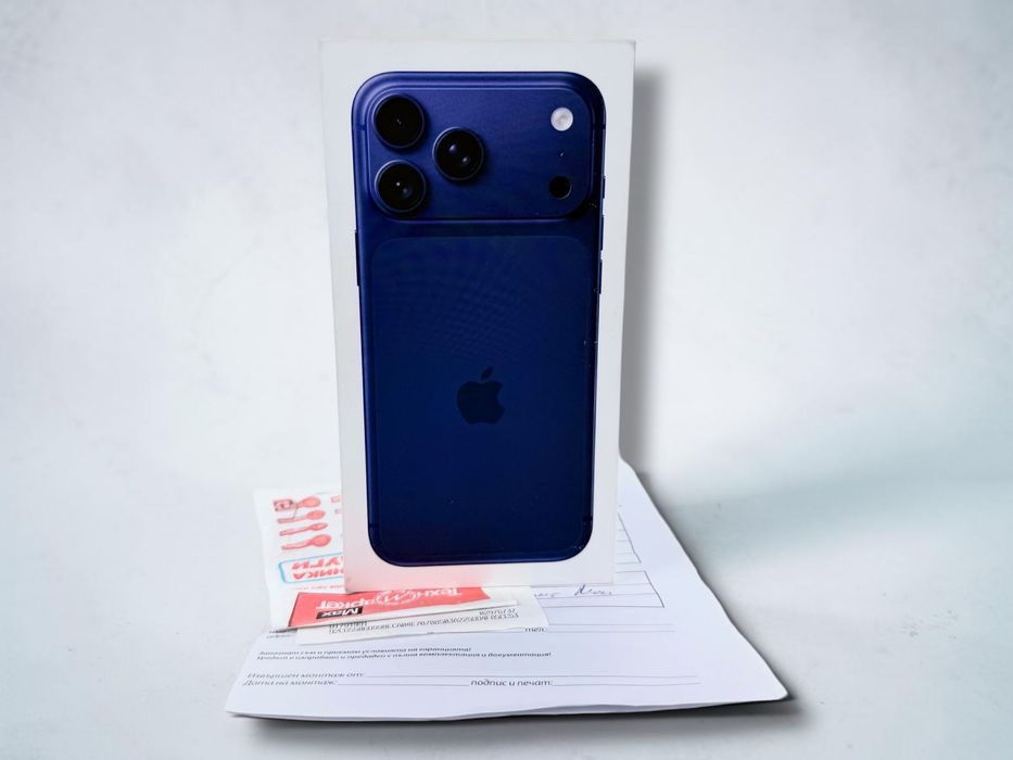 НОВ! Apple iPhone 17 Pro Max 2TB Deep Blue 2г. Гаранция!