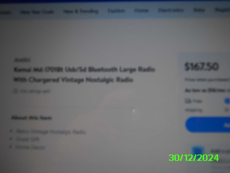 Radio Kemail Fm,Am,Sw,USB,SD,TF si Boxe SHWA 2x 130 W