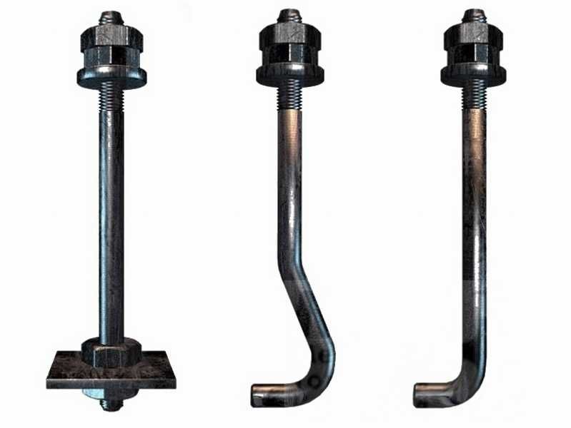Анкерный болт, Foundation bolts, 地脚螺栓 Фундаментные болты