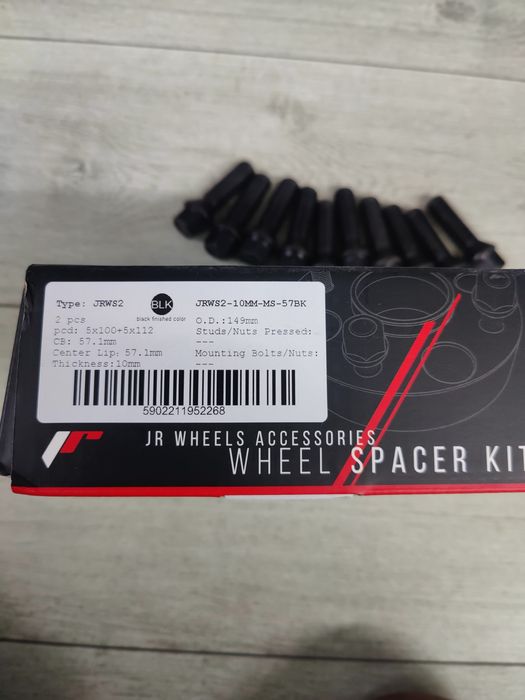 Distantieri 10mm Audi Vw Skoda Seat 5x100/5x112 Japan Racing +prezoane