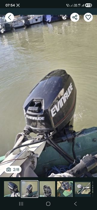 Motor evinrude etec 25 cp
