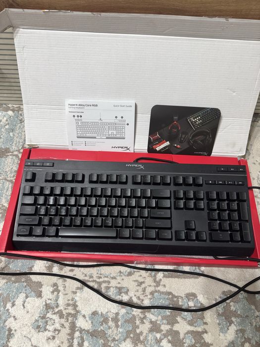 Клавиатура HYPERX Alloy core RGB