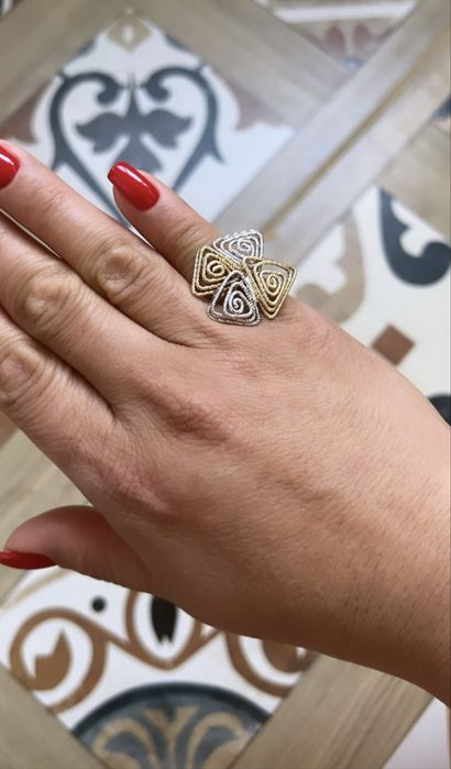 Кольцо золотое 585