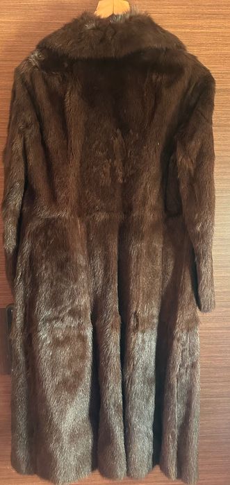 Класическо палто от естествена норка (визон) - отлично състояние