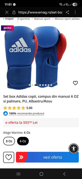 manusi box adidas kickboxing mma