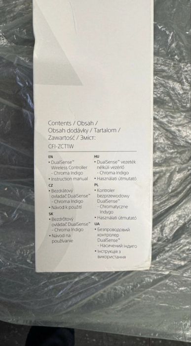 Controller Wireless PlayStation 5 (PS5) DualSense V2, Chroma Indigo