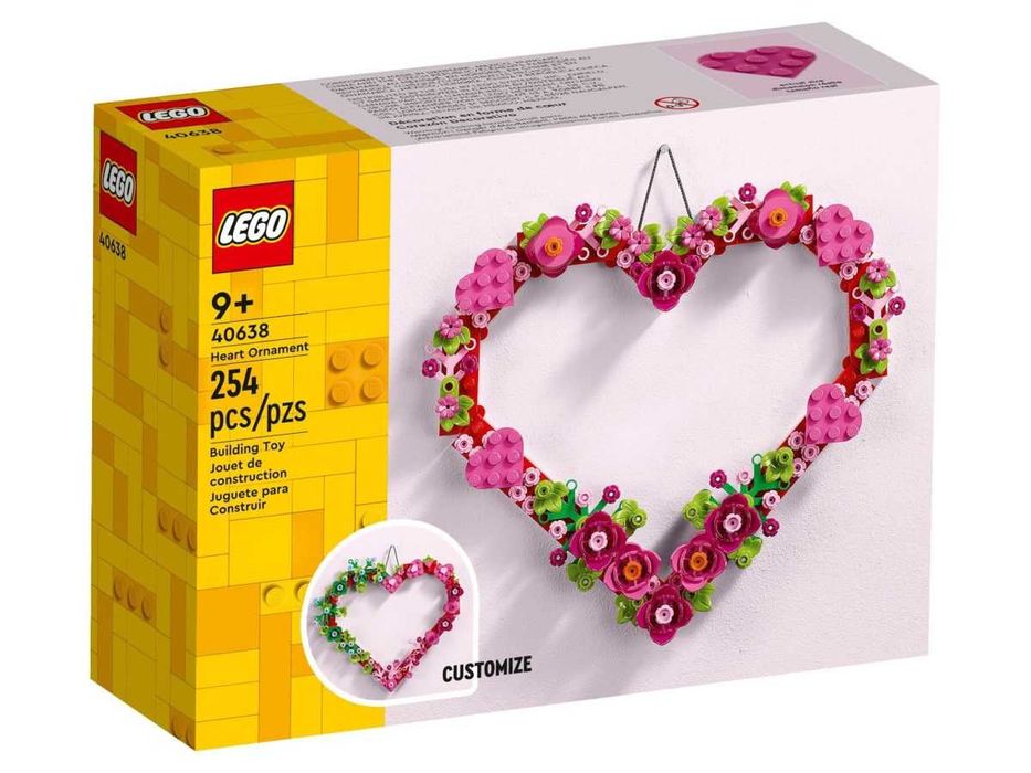 LEGO 40638 Heart Ornament - Орнамент сърце