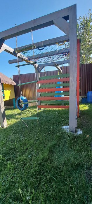 Loc de joacă din lemn pt exerciții fizice copii