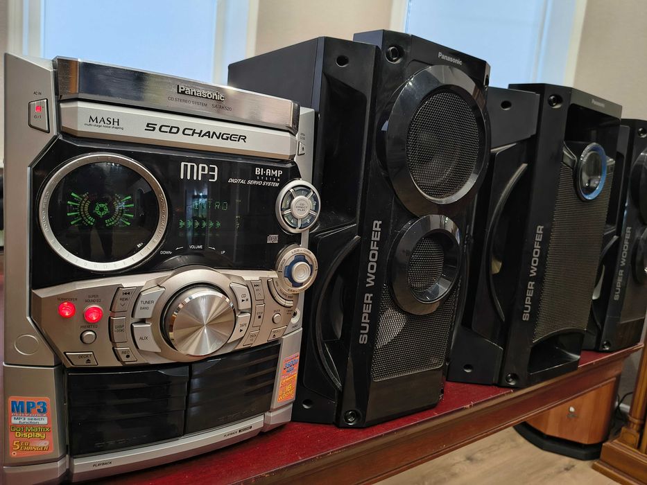 Panasonic Музыкальный центр 2колонки 1 сабвуфер