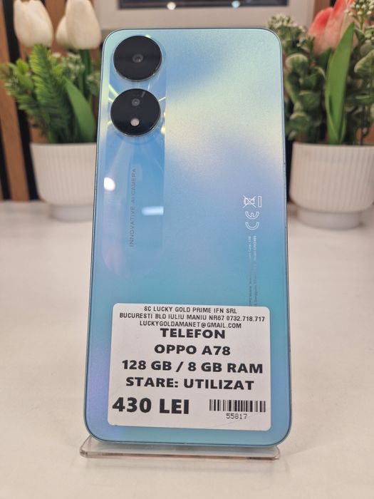 Oppo A78 128GB / 8GB RAM Garanție! #55817