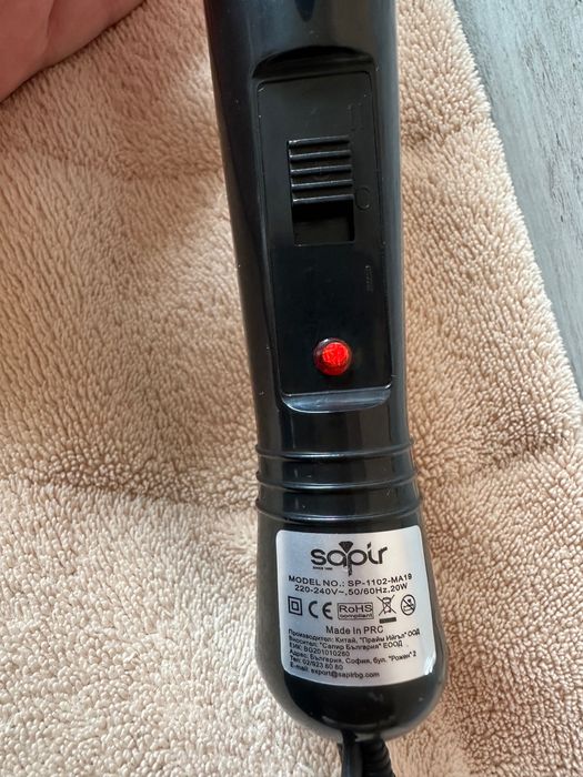 Преса за къдрене на коса Sapir по два начина