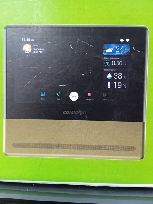 Установка, ремонт камеры видеонаблюдения-домофон.Remont domofon-commax