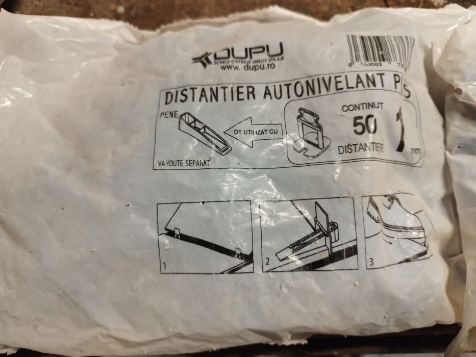 Distantieri autonivelant Dupu Plus 1mm