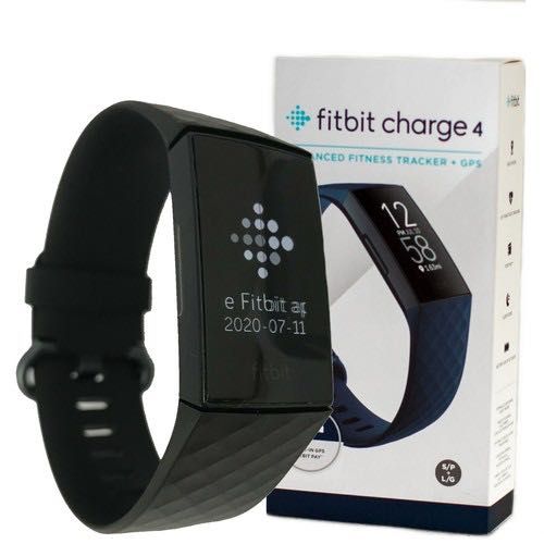 Bratara fitness Fitbit Charge 4, Negru,sigilat