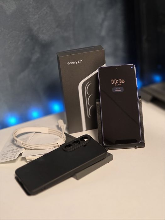 Samsung Galaxy S26 / 512GB / 12GB Ram / Culoare Cobalt Violet / 30 cicluri încărcare / Fullbox / Folie display / Husă / Liber de rețea / Preț fix !