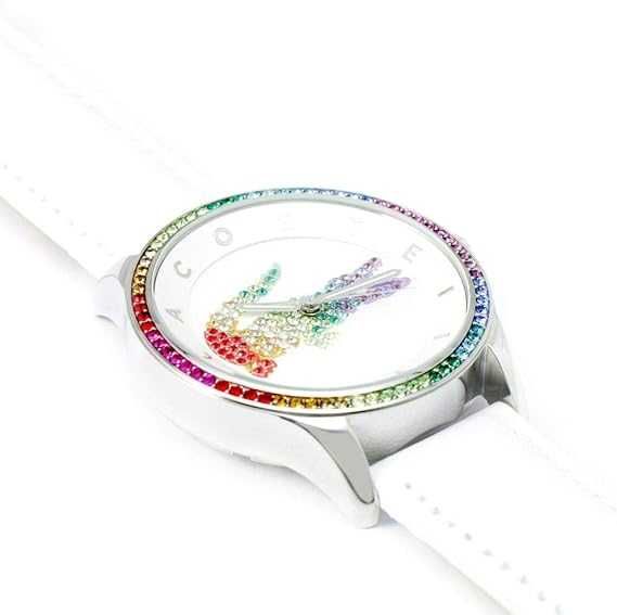 Дамски Часовник LACOSTE Victoria с бяла каишка НОВ