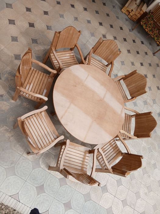 Дачни стол стуллар ишлаб чикарамиз биринчи колдан харид Килинг