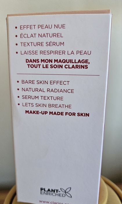 Fond de ten Clarins Skin Illusion 111NA