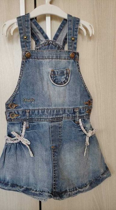 Детска дънкова рокличка