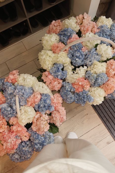 Свежие гортензий