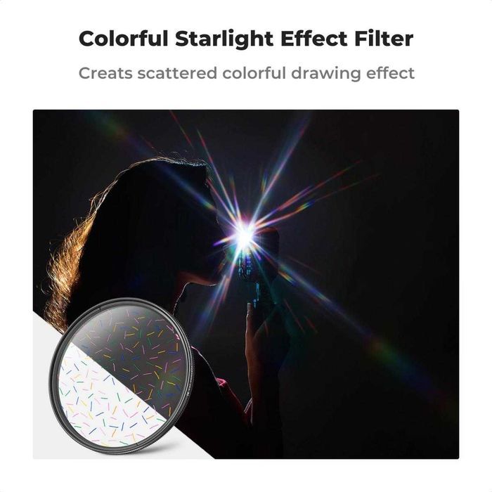 K&F Concept Colour Streak Starlight Glare филтър