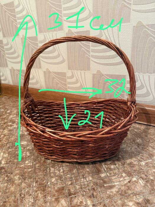 Продам корзины из дерева
