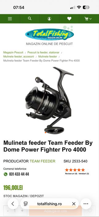 2 mulinete team feeder by dome pro 4000