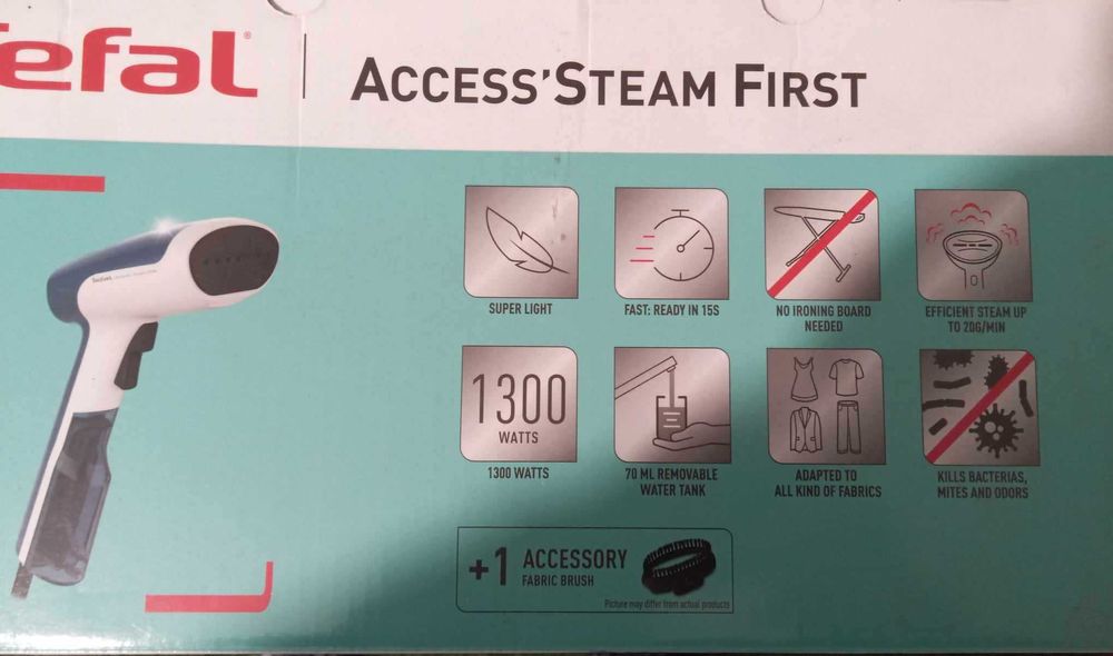 Продавам нова преносима парогладачка ТЕФАЛ