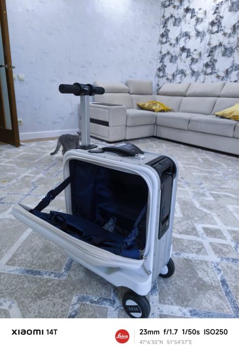 Чемодан самокат в отличном состояний