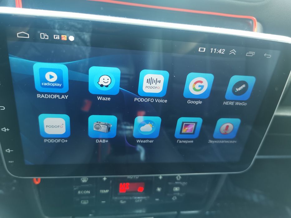 Мултимедия за кола с 1 din, 10 инча