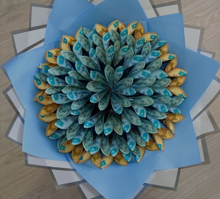 Денежный букет, букет из денег