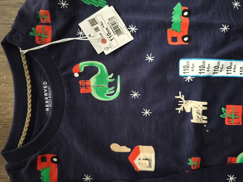 Коледна блузка момче размер 3 години