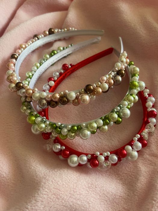 Нежни диадеми с перли