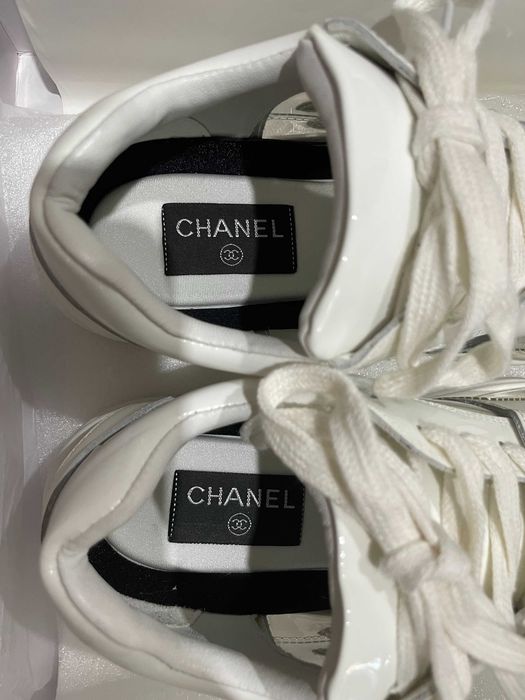 Кецове Chanel White Clear PVC