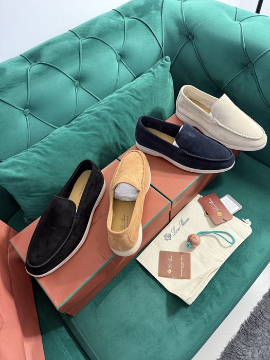 Mocasini Loro Piana piele naturala 100% Full Box colectie noua