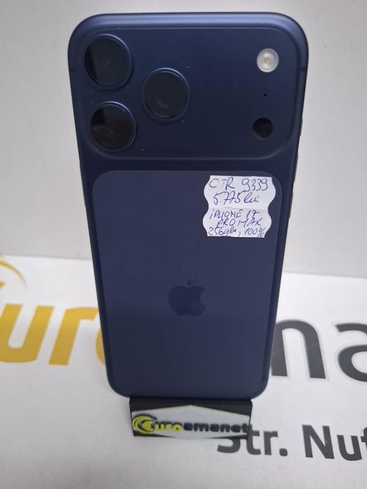 Telefon mobil Apple iPhone 17 Pro Max, 256GB -N2-