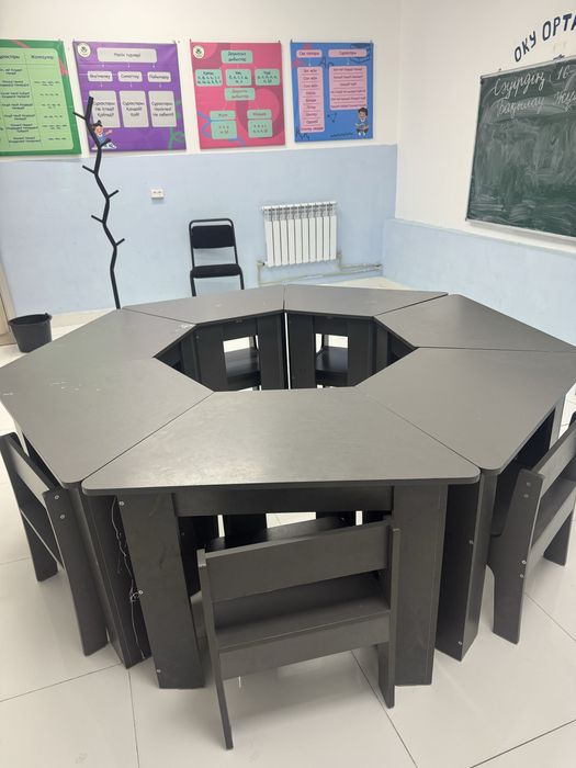 7 парта орындыктарымен сатылады