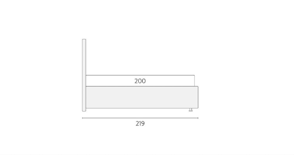 Кррвать Askona Domenico Lux 180*200