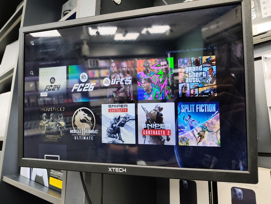 Продам б.у Playstation 5 с двумя джойстиками и с играми.