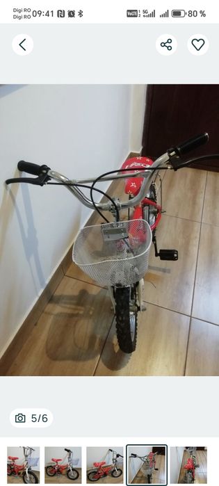 Bicicleta copii roti de 12"