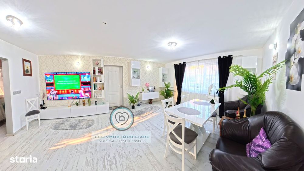 Casă P+M com. Drăgănești,mobilată, utilată + BONUS teren intrav 863 mp