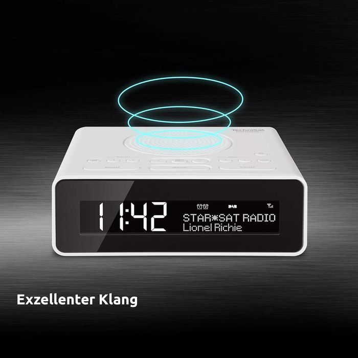 Радио часовник TechniSat Digitradio 51, 1.5W, DAB+, LCD екран