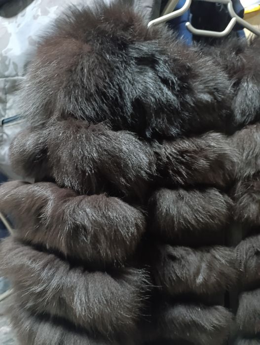 Шуба песец натуралка трансформер