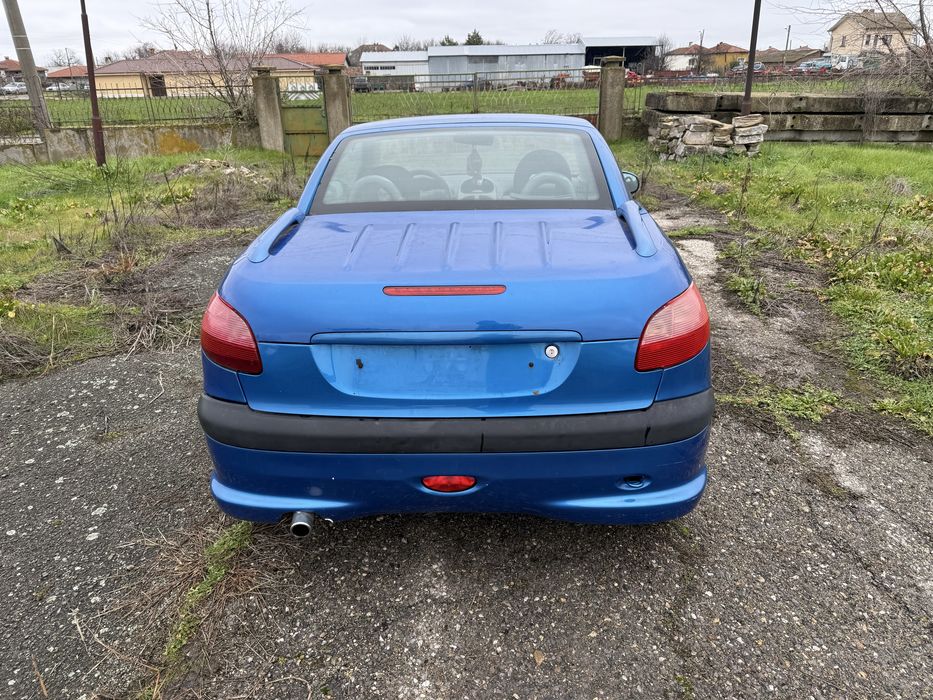 Peugeot 206 CC, 1,6i бензин 109кс на части, Пежо 206 Кабрио на части