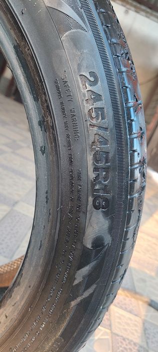 Б/у шина летнии  18 диаметр