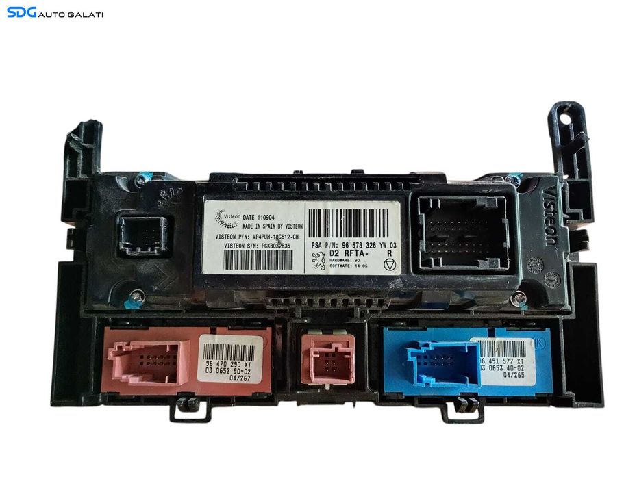 Panou Modul Unitate Comanda AC Aer Conditionat Clima Climatic Peugeot 407 2004 - 2010 Cod 96573326 96573326YP [L6110]