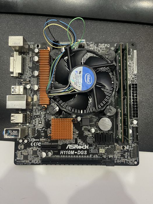 Kit placa de baza ASRock H110M-DGS + Intel i7-6700 + 8GB DDR4