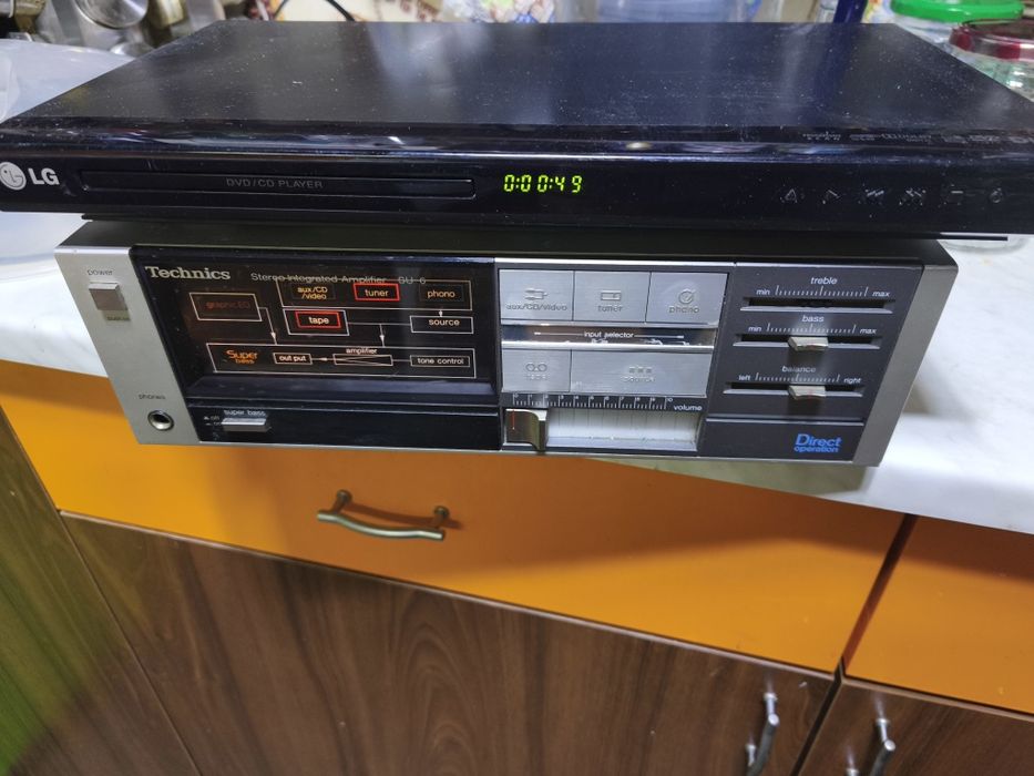 Усилвател  Техникс и DVD ,LG 2х50w